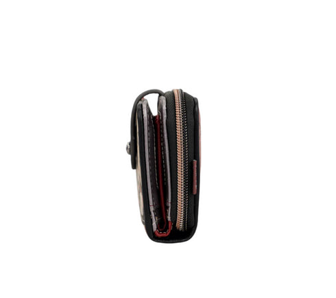 Portofel casual, dama, ANEKKE 41819-909, roz, piele ecologica